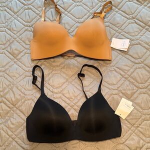 Auden Black and Brown Bra Set